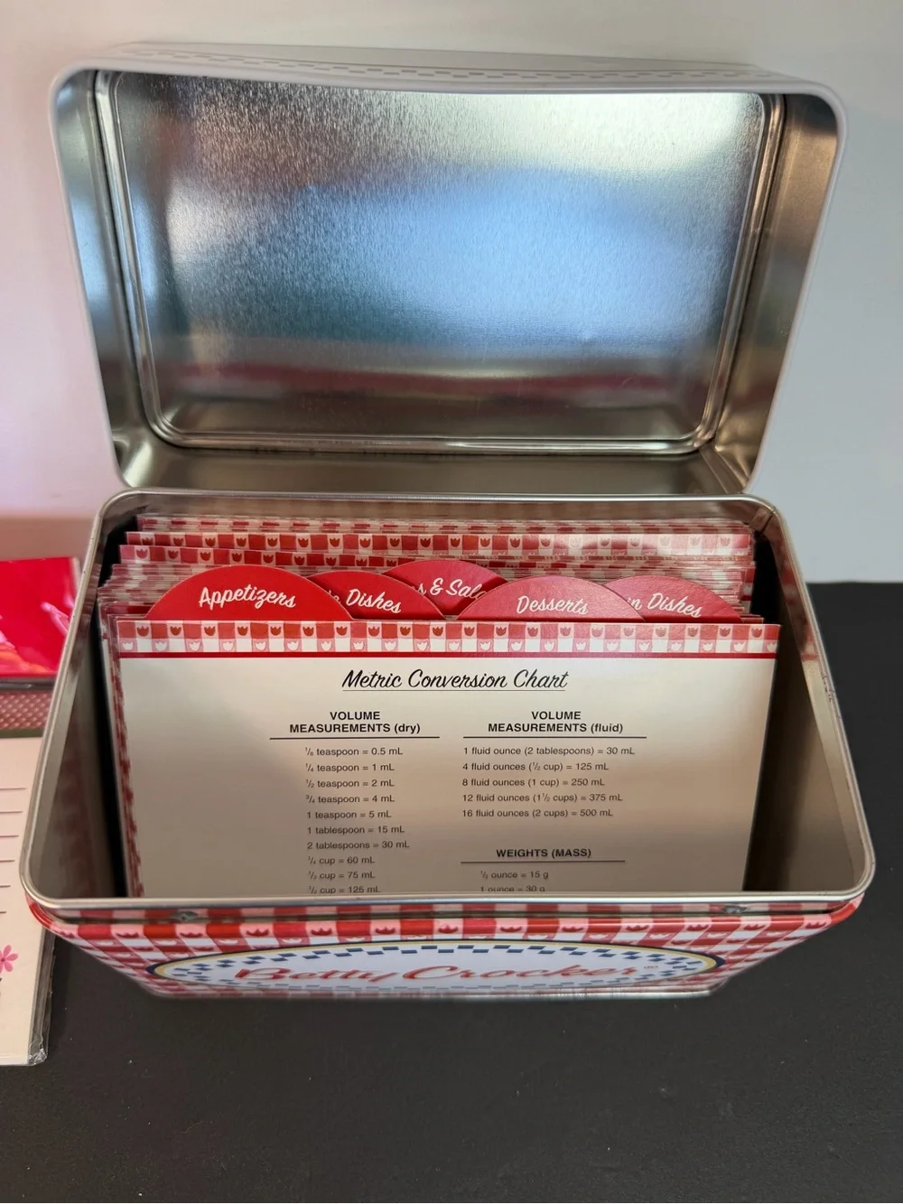 Vintage Betty Crocker Keepsake Recipe Box 16 Classic Recipes - Complete